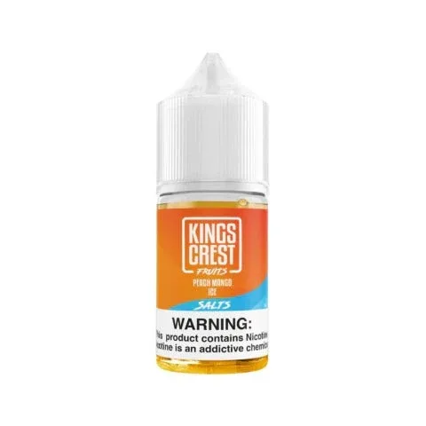 Líquido King's Crest Fruits Peach Mango Ice Salt Nic 30 ml