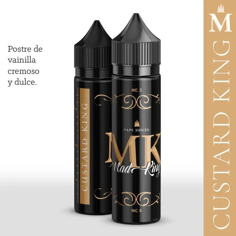 Líquido Mad King Custard King 60ml