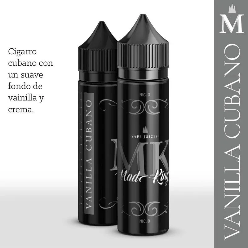 Líquido Mad King Vainilla Cubano 60ml