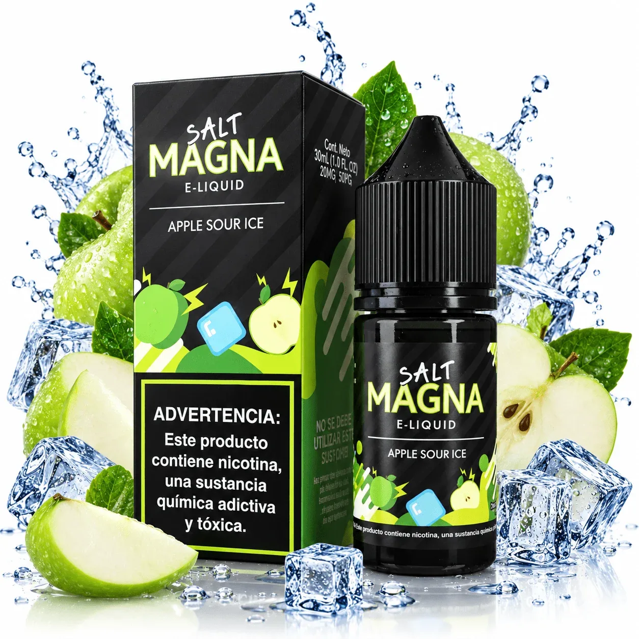 Líquido Magna Salt Nic Apple Sour Ice 30ml