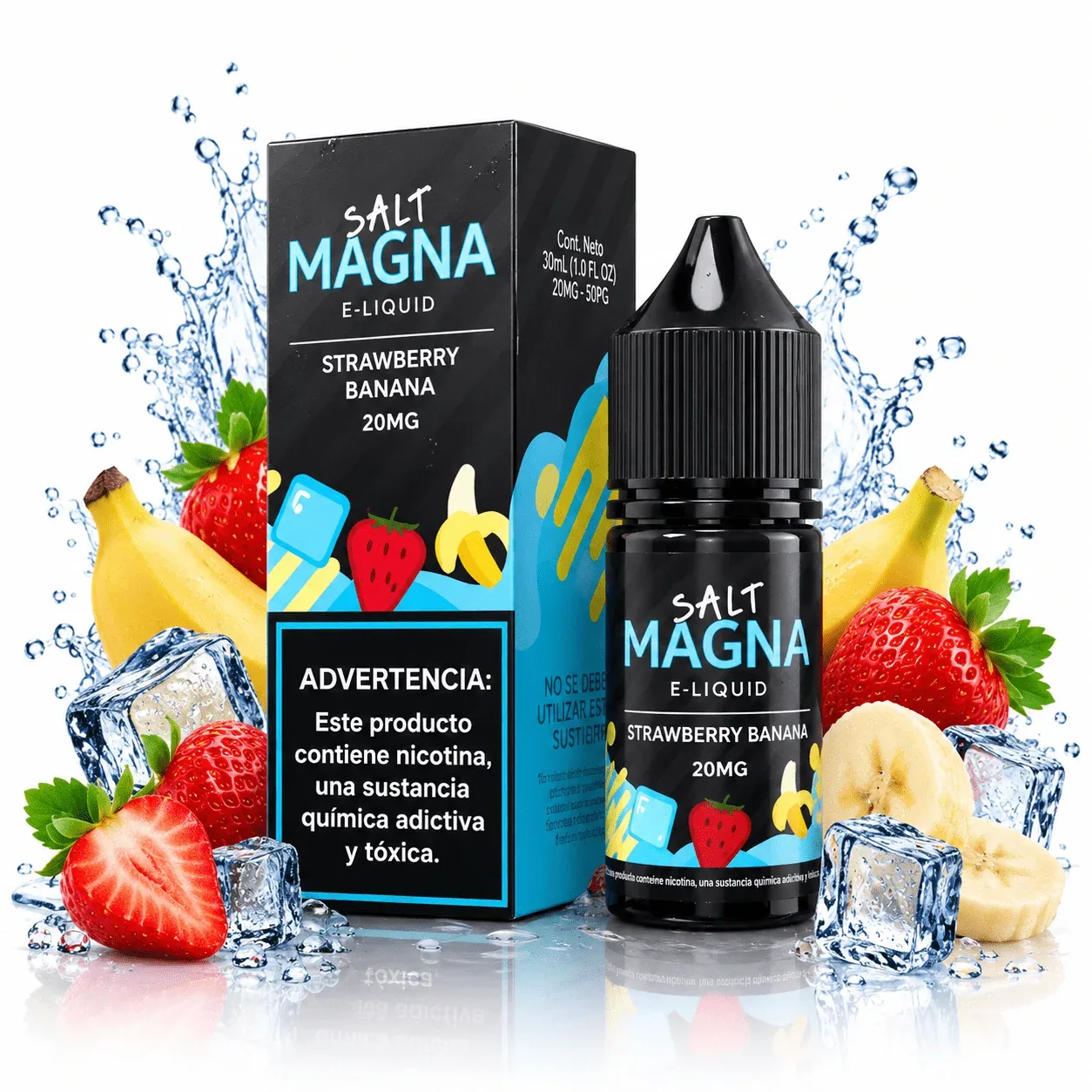 Líquido Magna Salt Nic Strawberry Banana 30ml