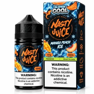 Líquido Nasty Juice Super Cool Mango Peach Ice 60ml