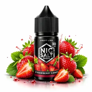 Líquido Shibumi Nic Salt Strawberry Candy 30ml