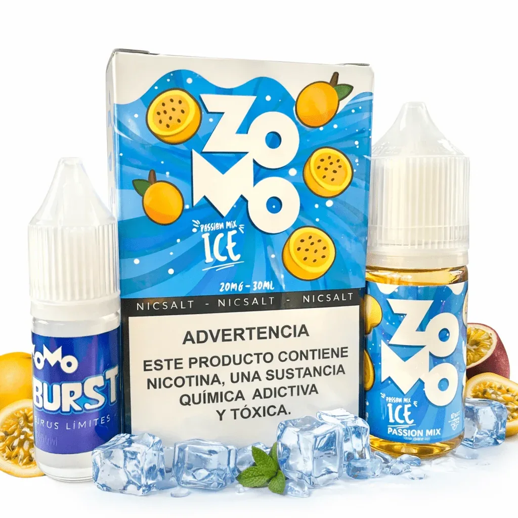 Liquido Zomo Salt IceBurst Passion Mix 30ml