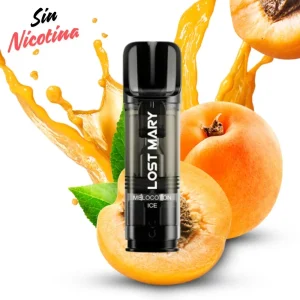 Lost Mary Tappo Air Cápsula Peach Ice Sin Nicotina (Pack 2)