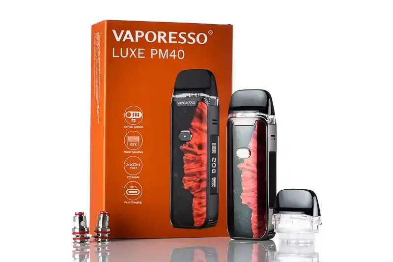 LUXE PM40 Pod kit 1800MA 2ml (color lava) de Vaporesso - Image 2