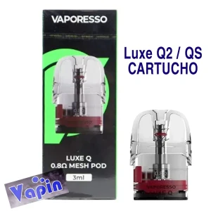 Luxe Q Series Cartucho Mesh pod 0,8 ohms 3ml de Vaporesso (unidad)