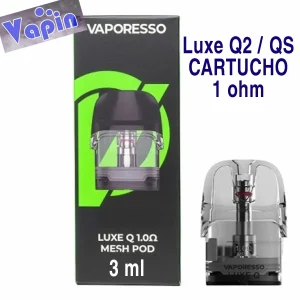 Luxe Q Series Cartucho Mesh pod 1ohm 3ml de Vaporesso (unidad)