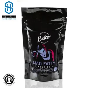 Mad Fatty SINGLE COIL 0.22 Ohm Full N80 by Bacterio Coils