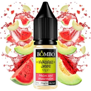 Melon y Watermelon 10 mg Wailani Juice Nicsalts 10ml Bombo Eliquid