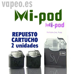 MI POD Cartuchos repuesto SMOKING VAPOR (Pack 2ud)
