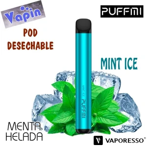 Mint Ice. Pod desechable. Hasta 400 caladas. 20mg Tx500 PUFFMI