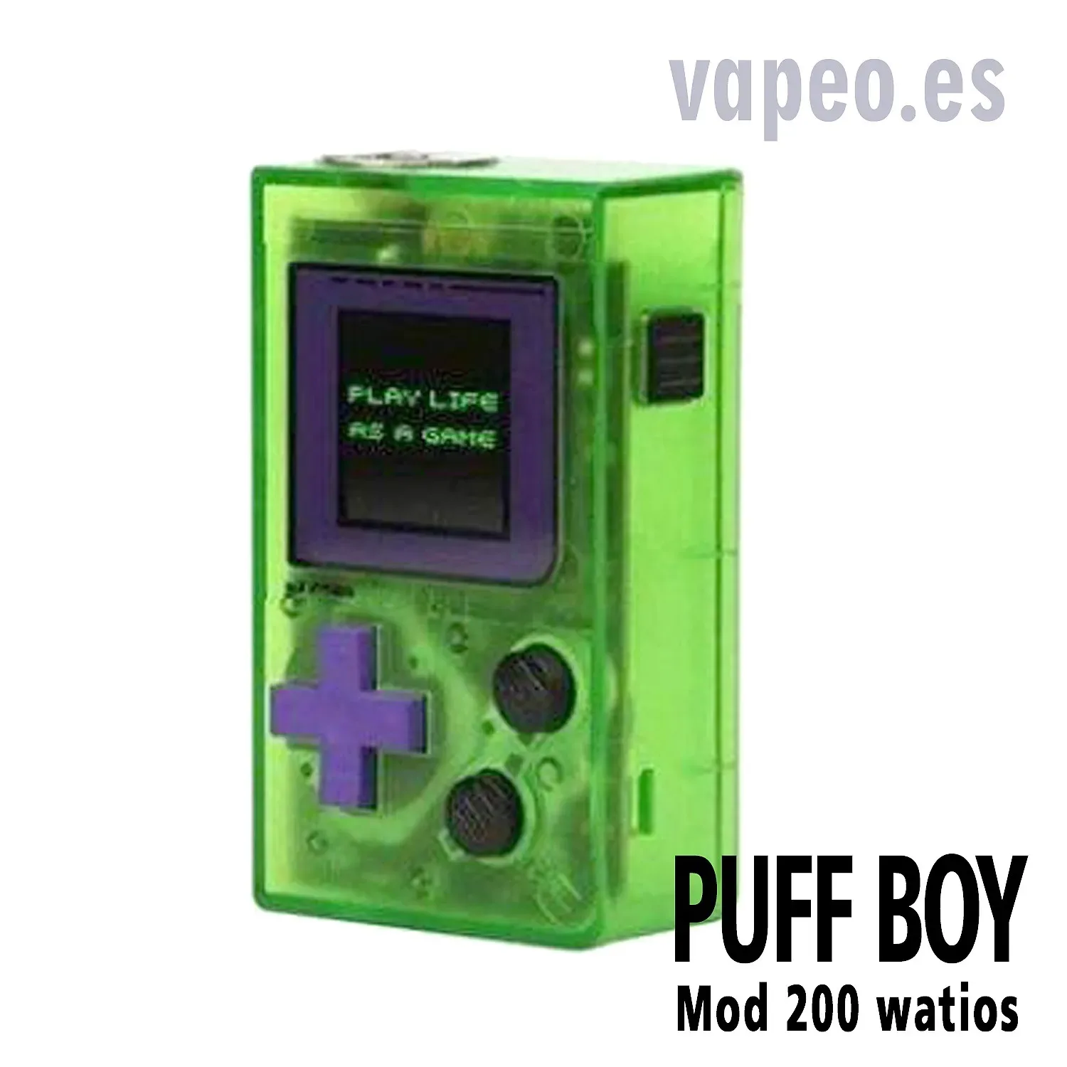 Mod BOX PUFF BOY color verde 200W WIZ VAPOR