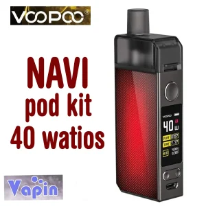 Navi Pod 40W Kit de vapeo de Voopo (Color Rojo)