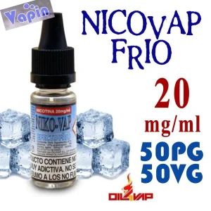 NICO KIT 20mg 50pg/50vg EFECTO FRIO niko vap 10ml Oil4vap