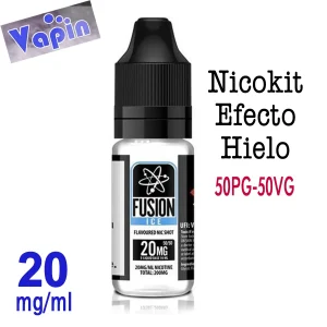 Nicokit ICE nic shot (20mg/ml) 50/50 Halo Fusion Bote de 10ml