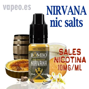 NIRVANA NIC SALTS 10MG BOMBO ELIQUID