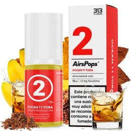No.2 Ocean 11 Toba 10ml - 313 Nic Salts by Airscream