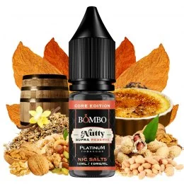 Nutty Supra Reserve 10ml - Platinum Tobaccos Nic Salts by Bombo Core Edition