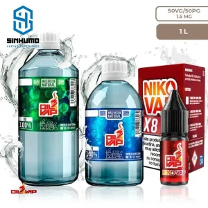 Pack de Bases 1L 1.5mg (Maceracion Natural) By Oil4Vap