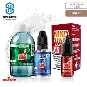 Pack de Bases 500ML 3mg (Maceracion Natural) By Oil4Vap
