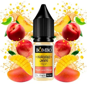 Peach & Mango 10 mg Wailani Juice Nicsalts 10ml Bombo Eliquid