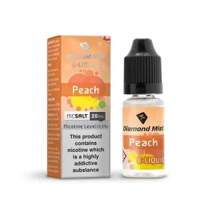 PEACH (MELOCOTON) NIC SALT 20MG DIAMOND MIST ELQ