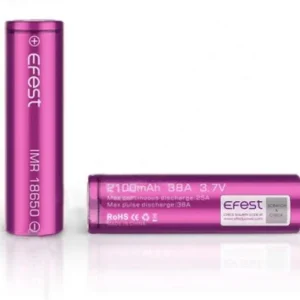 Pila Efest IMR 18650 2600mah 40A morada