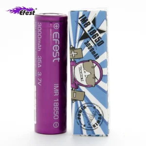 Pila Efest IMR 18650 3000mah 35A morada