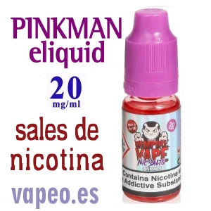 PINKMAN NIC SALT ELIQUID 10ML 20mg