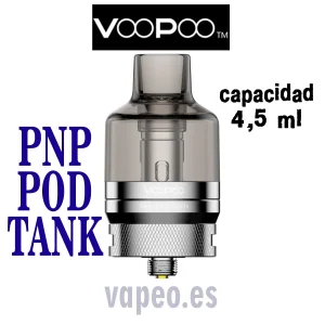 Pnp Pod tank 4.5ml (Color Plata) de Voopoo