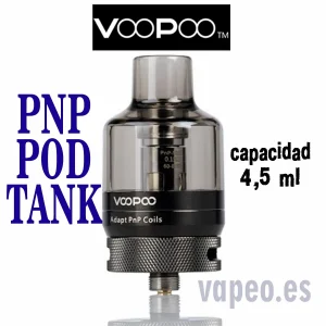 PNP POD TANK 4,5 ML NEGRO VOOPOO
