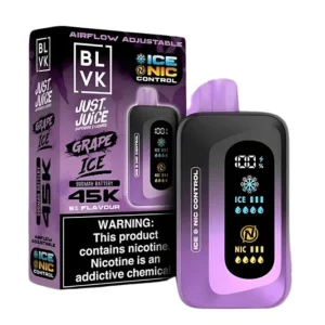 Pod descartable BLVK Just Juice 45000 puffs Grape Ice