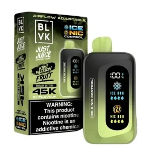 Pod descartable BLVK Just Juice 45000 puffs Kiwi Passion Fruit