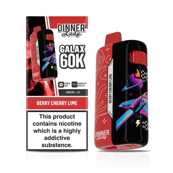 Pod descartable Dinner Lady Galax 60K Berry Cherry Lime