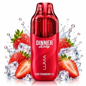 Pod descartable Dinner Lady Luma Sour Strawberry Ice 40K