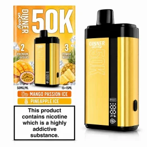 Pod descartable Dinner Lady Mango Passion Ice / Pineapple Ice 50K Dual Flavor