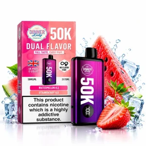 Pod descartable Dinner Lady Strawberry Ice / Watermelon Ice 50K Dual Flavor