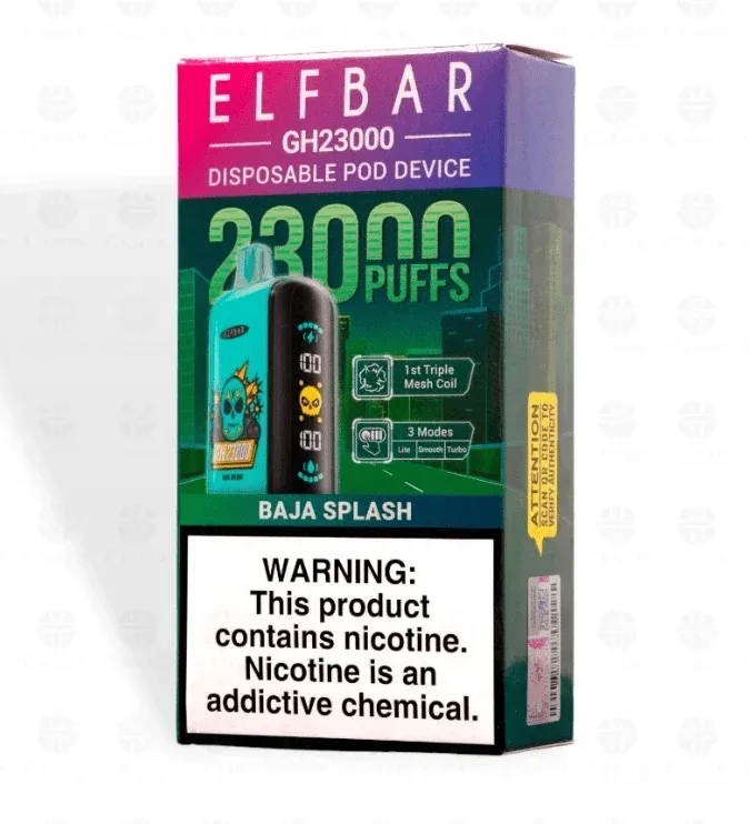 Pod descartable ElfBar Baja Splash GH23000 Puffs