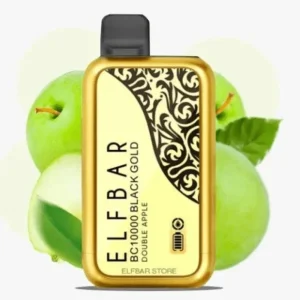 Pod descartable ElfBar BC10000 Black Gold Green Apple Ice