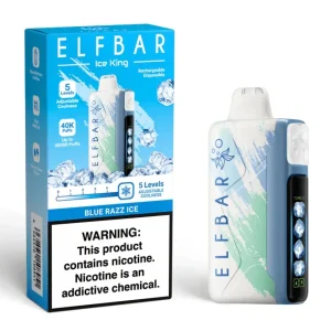 Pod descartable ElfBar Ice King 40000 Puffs Blue Razz Ice