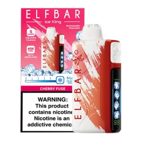 Pod descartable ElfBar Ice King 40000 Puffs Cherry Fuse