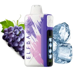 Pod descartable ElfBar Ice King 40000 Puffs Grape Ice