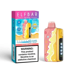 Pod descartable ElfBar Ice King 40000 Puffs Summer Edition Peach Blue Slush