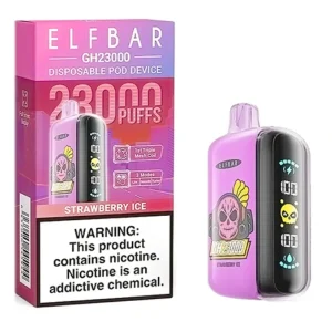 Pod descartable ElfBar Strawberry Ice GH23000 Puffs