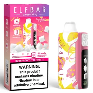Pod descartable ElfBar Sweet King 40000 Puffs Bubbaloo Tutti Fruiti