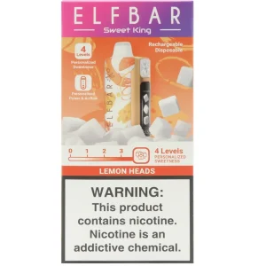 Pod descartable ElfBar Sweet King 40000 Puffs Lemon Heads