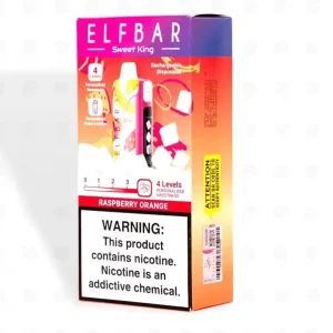 Pod descartable ElfBar Sweet King 40000 Puffs Raspberry Orange