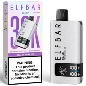 Pod descartable ElfBar TE30000 puffs Acai Banana Ice