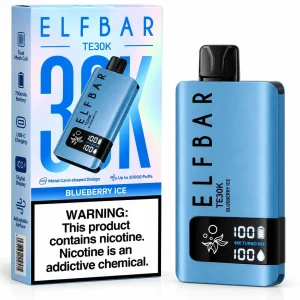 Pod descartable ElfBar TE30000 puffs Blueberry Ice